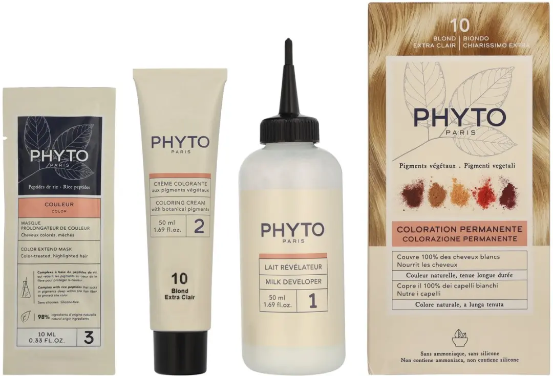 Phyto Paris Color 10-Rubio Extra Claro Permanent Kleur 500ml