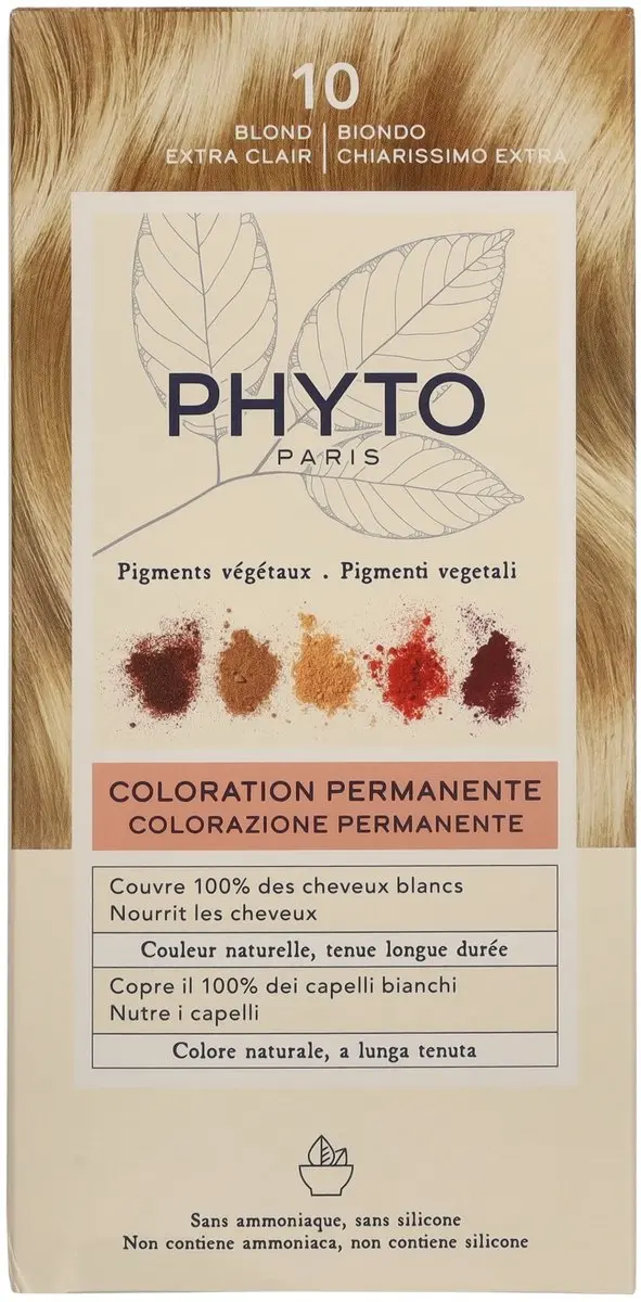 Phyto Paris Color 10-Rubio Extra Claro Permanent Kleur 500ml