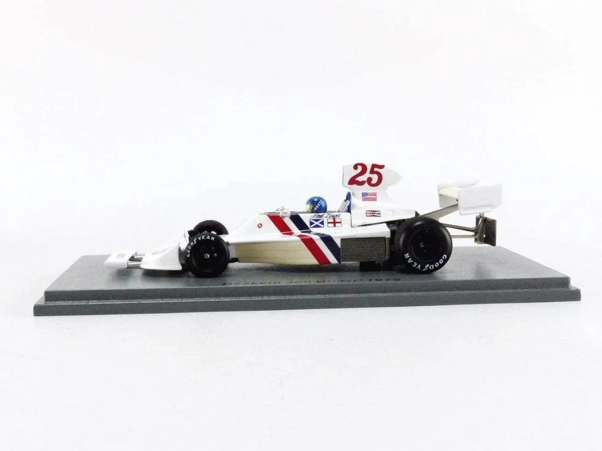 F1 Hesketh 308 #25 US GP 1975 - 1:43 Modelauto - Wit