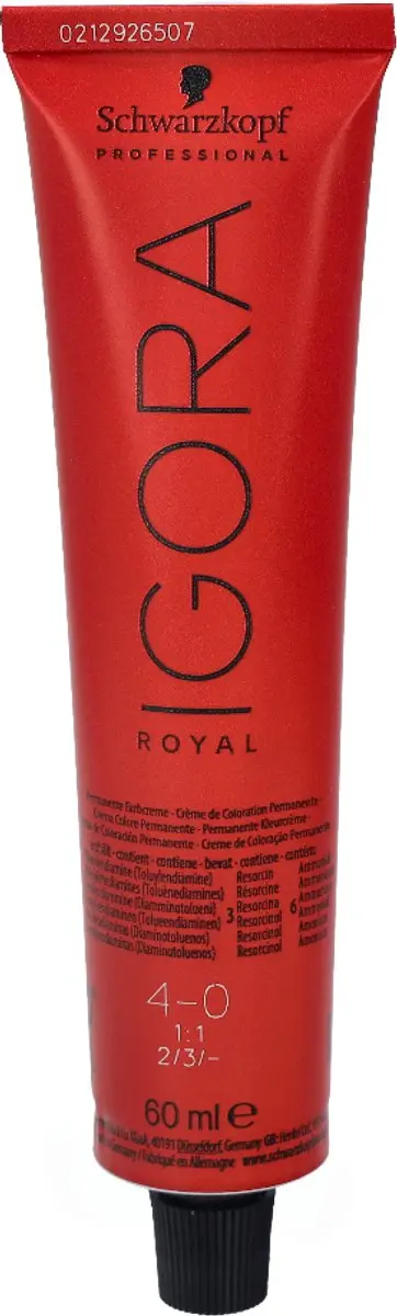 Schwarzkopf Igora Royal 4-0 Kleurspoeling 60ml