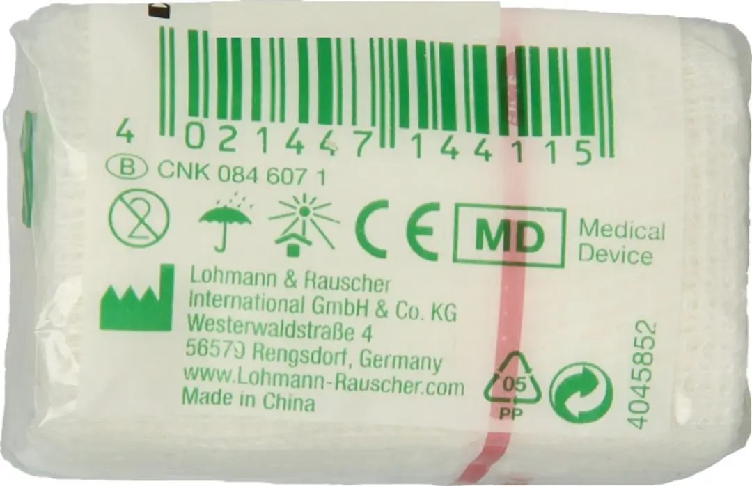 Lohmann & Rauscher Mollelast Windsel 4m x 6cm - Wit - afbeelding 2 van 6
