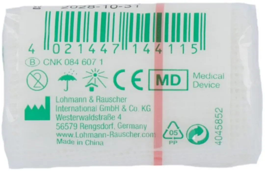 Lohmann & Rauscher Mollelast Windsel 4m x 6cm - Wit - afbeelding 3 van 6