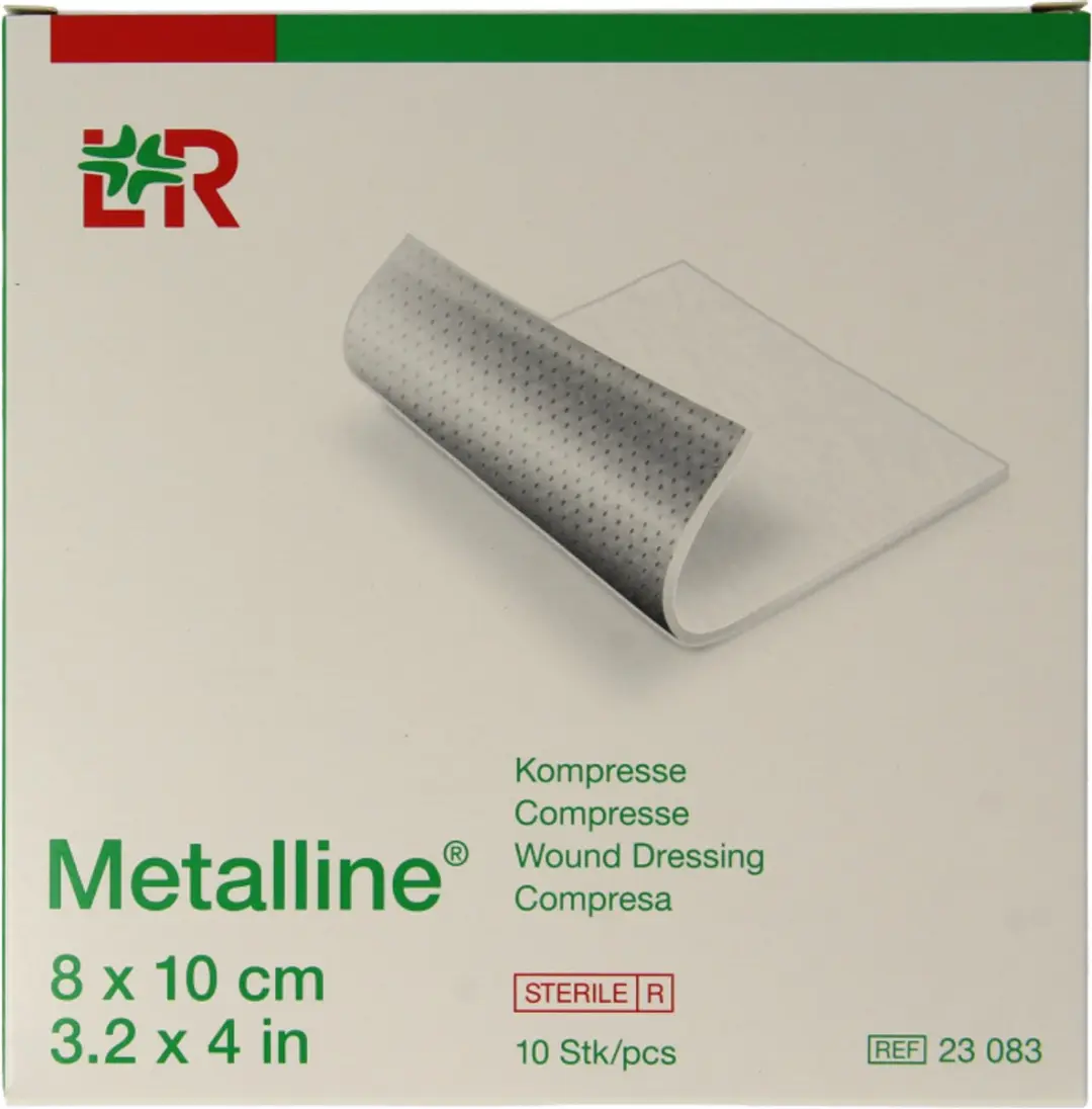 Lohmann & Rauscher Metalline Kompres 8x10cm - 10 Stuks - afbeelding 6 van 6