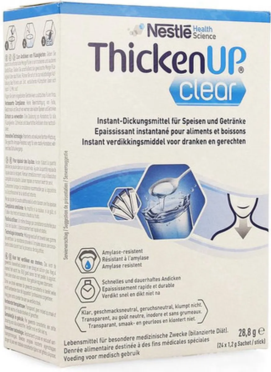 Nestlé Resource Thicken Up Clear Stick 24x1.2g