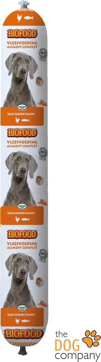 BF Petfood Biofood Vleesvoeding Zalm Natvoer - 7x800g