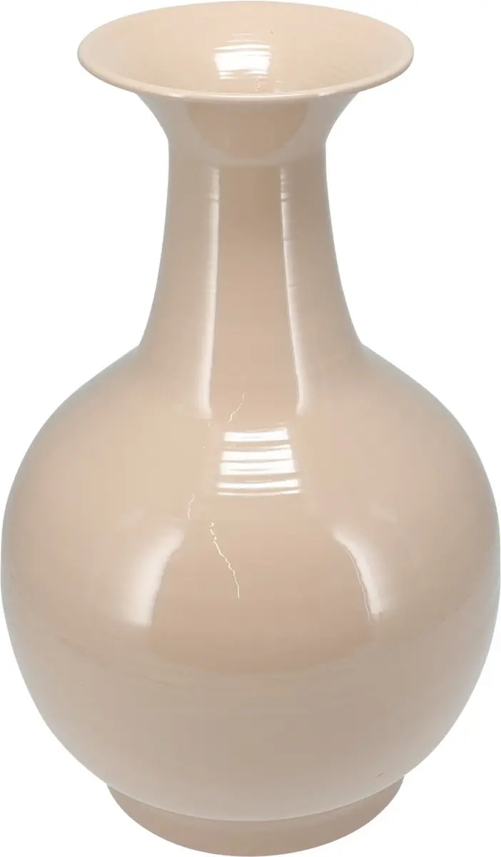 Koopman Vaas Zink Shiny Sand 38cm