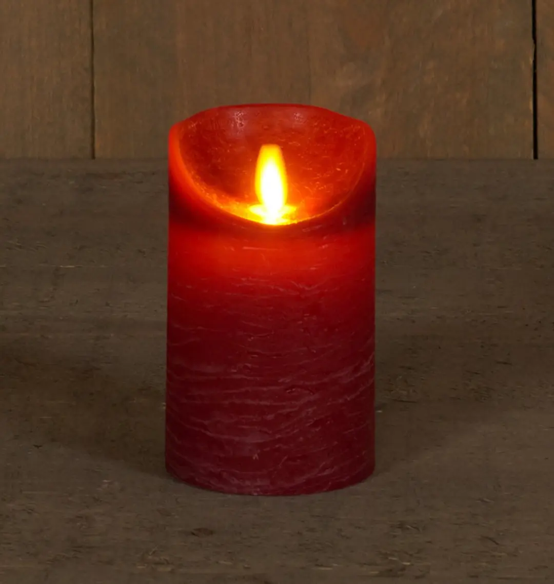 Anna's Collection LED Stompkaars Oslo 12,5cm - Bordeaux Rood - afbeelding 2 van 4