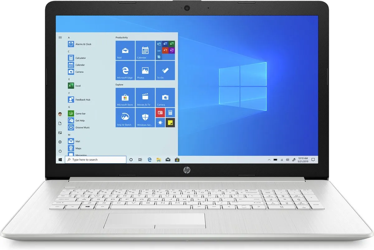 HP 17-by4810nd Notebook - i3-11e generatie 8GB 512GB SSD - Zilver