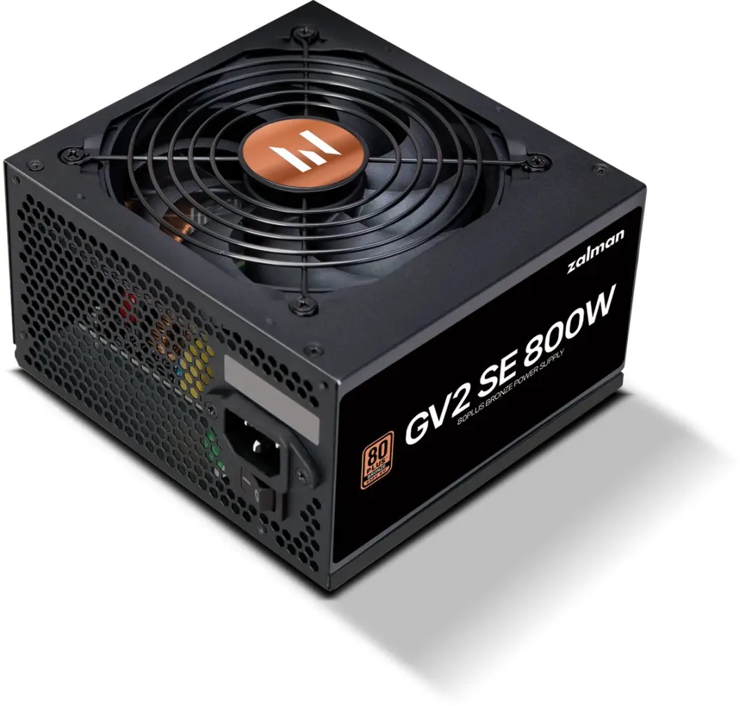 Zalman ZM800-GV2SE 800W PSU 80 Plus Bronze ATX 2.52, Non-modular, Dual CPU, 4x P
