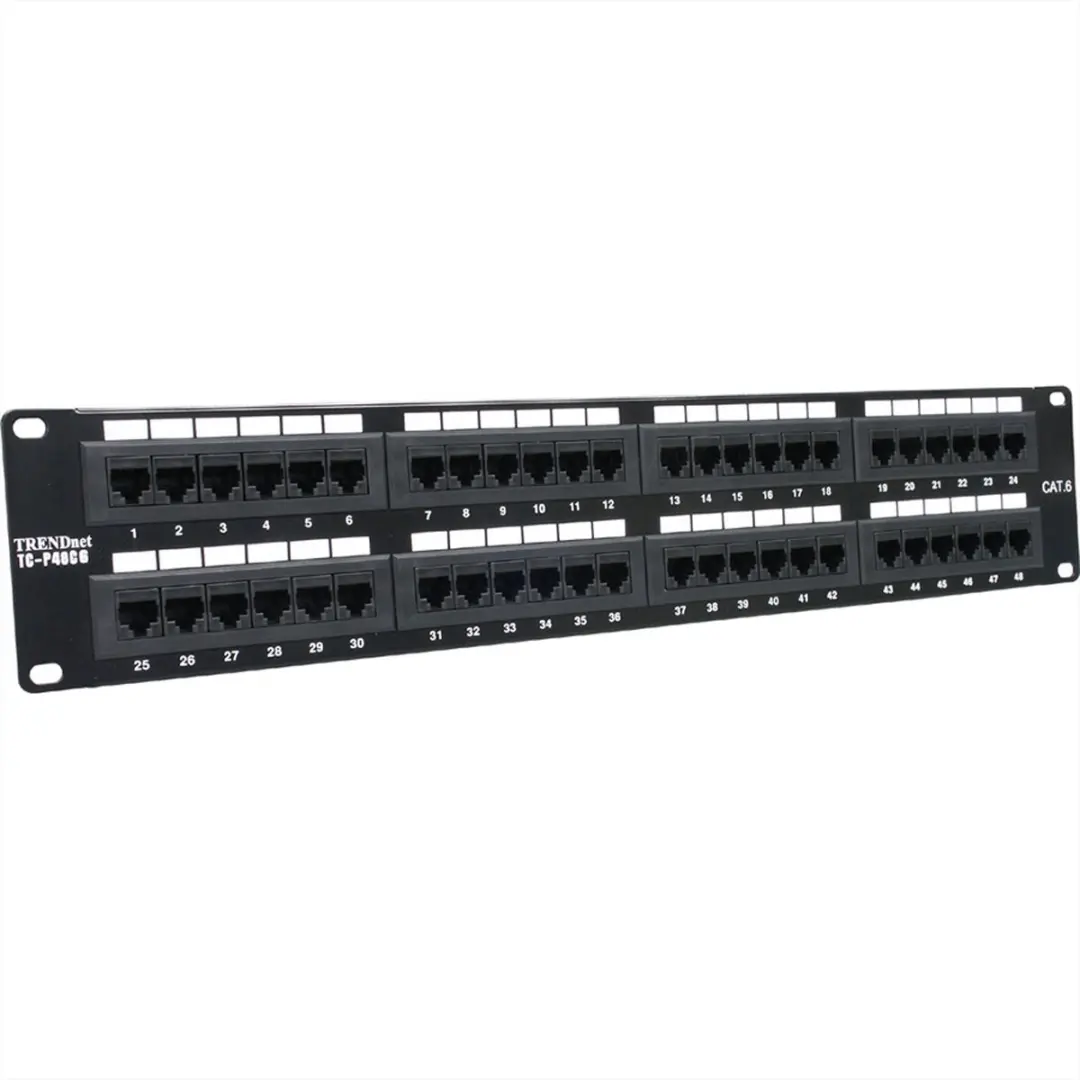 Trendnet TC-P48C6 Patch Panel 48 Poorten Cat6