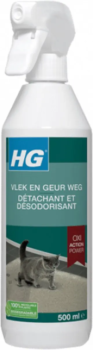 HG Vlek & Geur Weg Katten 500ml - afbeelding 5 van 5