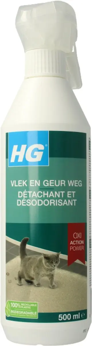 HG Vlek & Geur Weg Katten 500ml - afbeelding 4 van 5