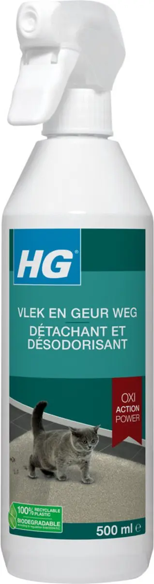 HG Vlek & Geur Weg Katten 500ml