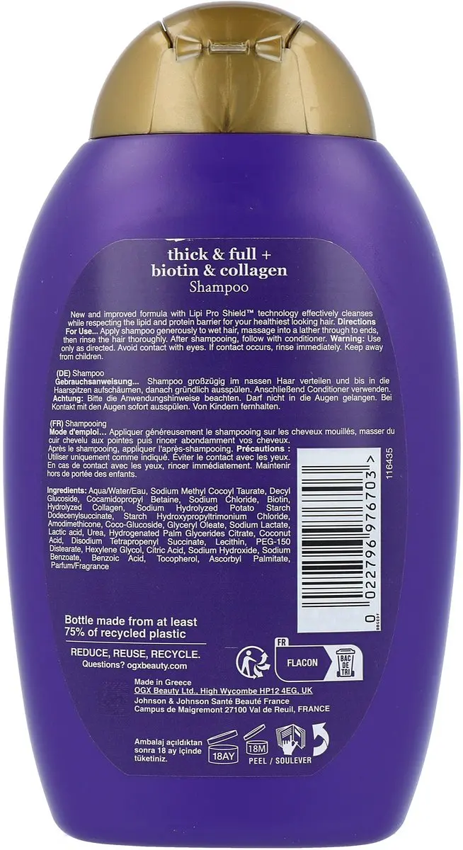 OGX Biotine & Collageen Shampoo 385ml