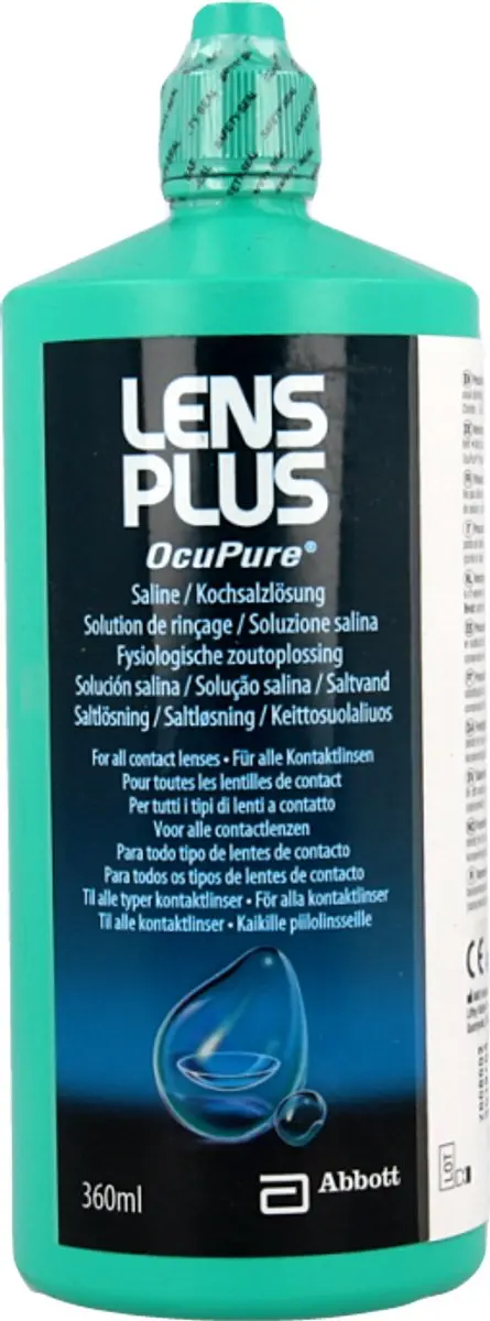 Abbott Lens Plus OcuPure Saline 360ml