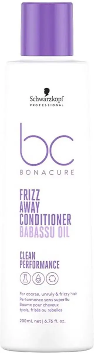 Schwarzkopf Bonacure Clean Performance Frizz Away Conditioner 200ml