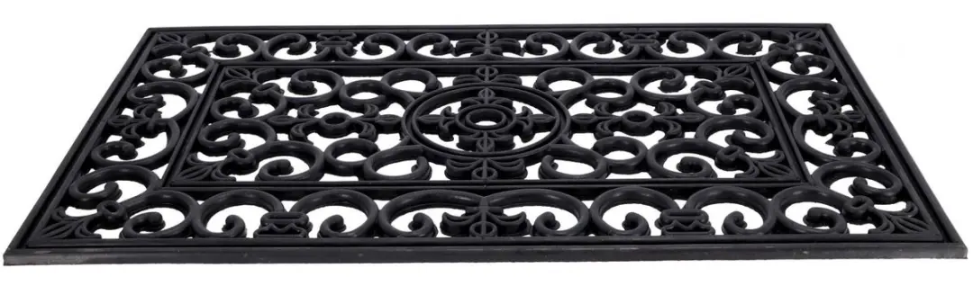 Hamat Rubbermat Lilly Deurmat 75x45cm - Zwart - afbeelding 3 van 6