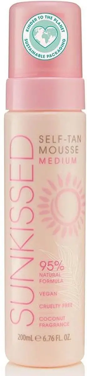 Sunkissed Self Tan Mousse Medium 200ml