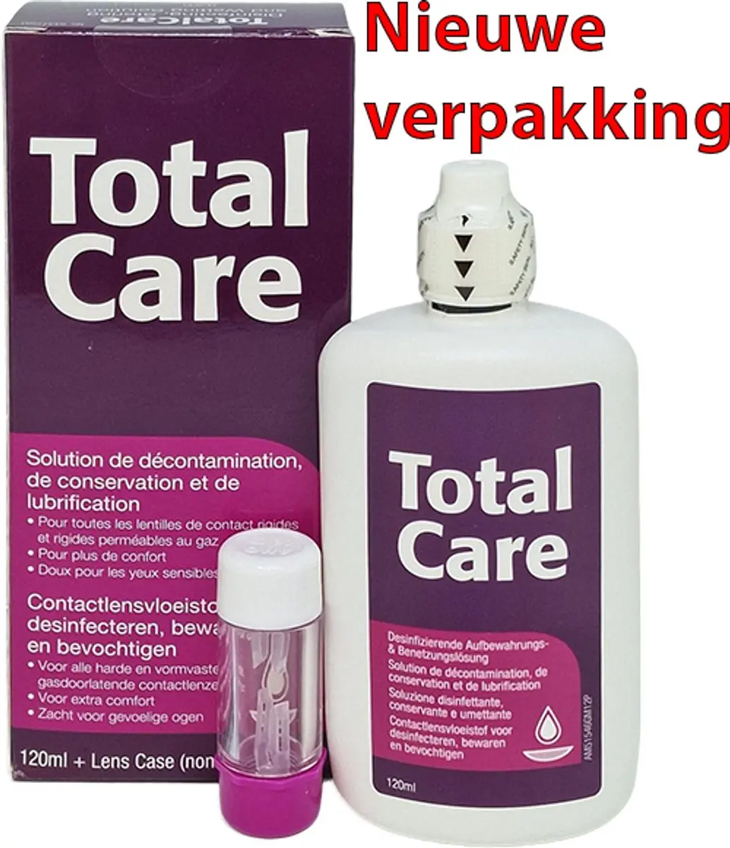 Abbott TotalCare Alles-in-één Lenzenvloeistof 120ml - Harde Lenzen - afbeelding 3 van 6