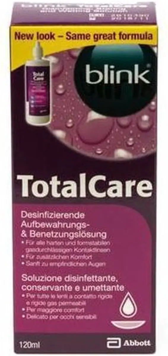 Abbott TotalCare Alles-in-één Lenzenvloeistof 120ml - Harde Lenzen - afbeelding 4 van 6