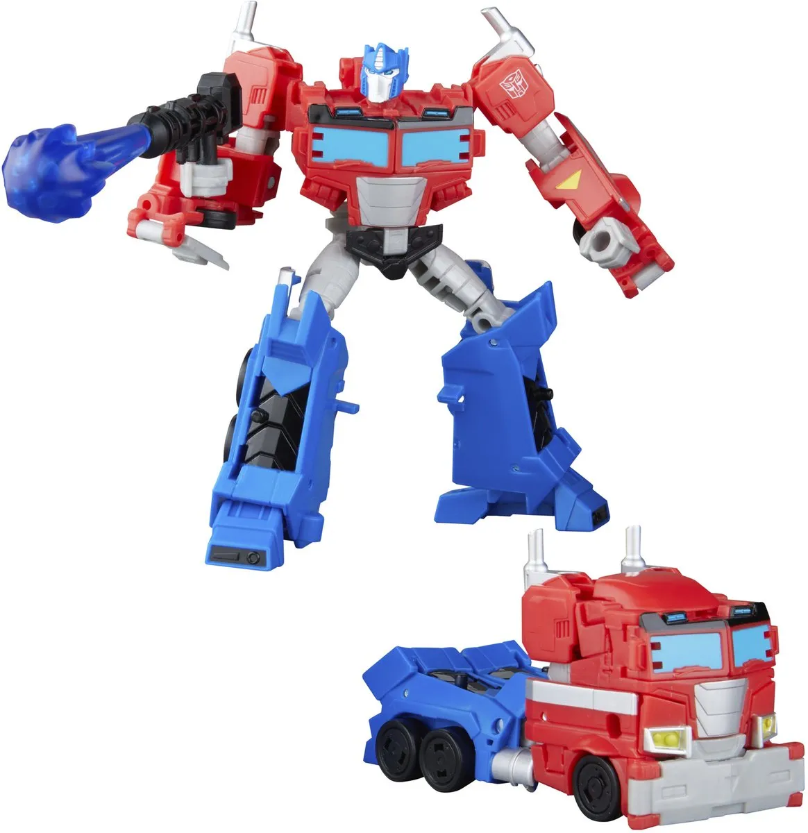 Transformers Prime Changers Optimus Prime F7484 Actiefiguur - Blauw/Rood