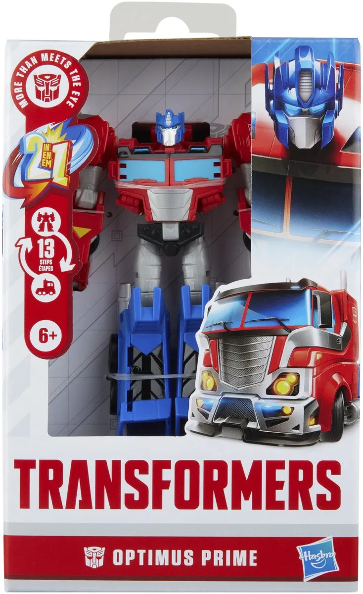 Transformers Prime Changers Optimus Prime F7484 Actiefiguur - Blauw/Rood
