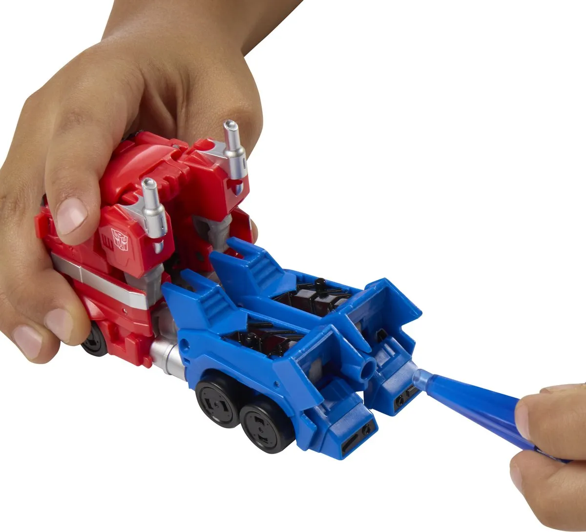 Transformers Prime Changers Optimus Prime F7484 Actiefiguur - Blauw/Rood