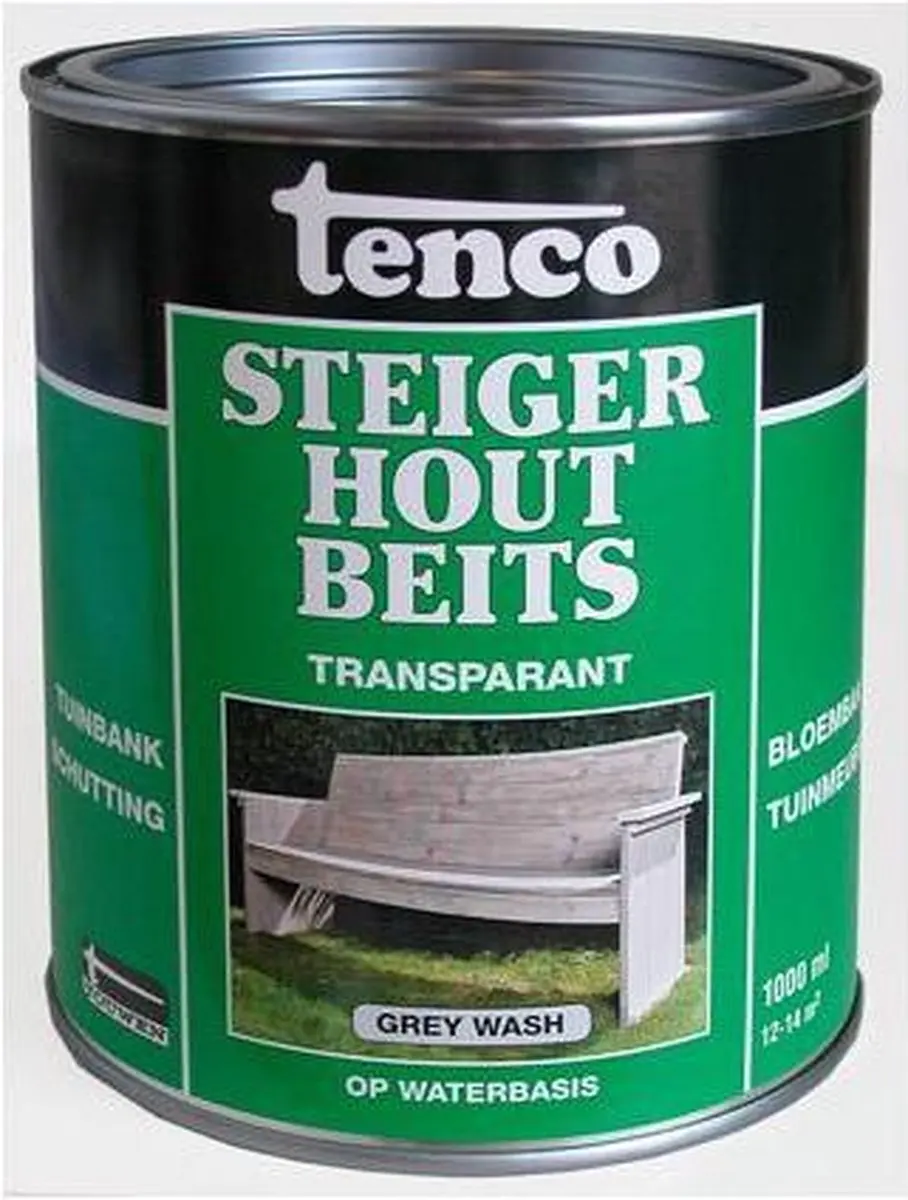 Tenco Steigerhoutbeits Grey Wash 1L - afbeelding 2 van 6