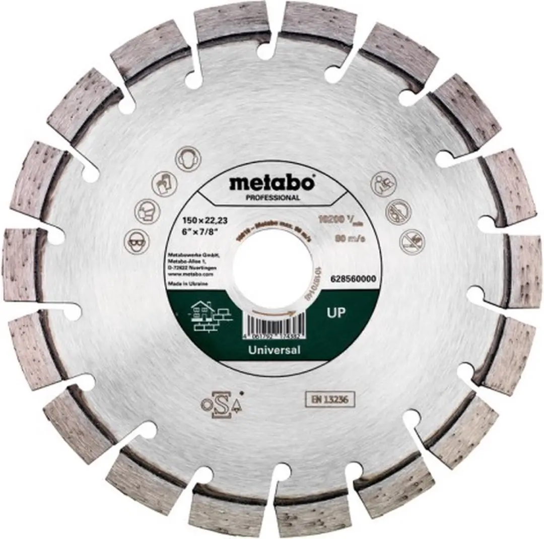 Metabo Diamant Slijpschijf Ø150x22,23mm UP Universal