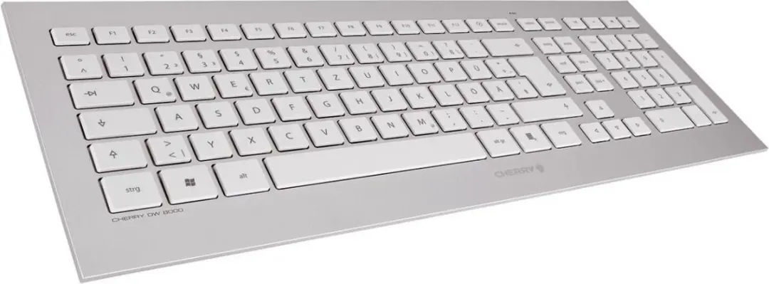 Cherry DW 8000 Draadloos Toetsenbord & Muis - Zilver/Wit - afbeelding 4 van 6