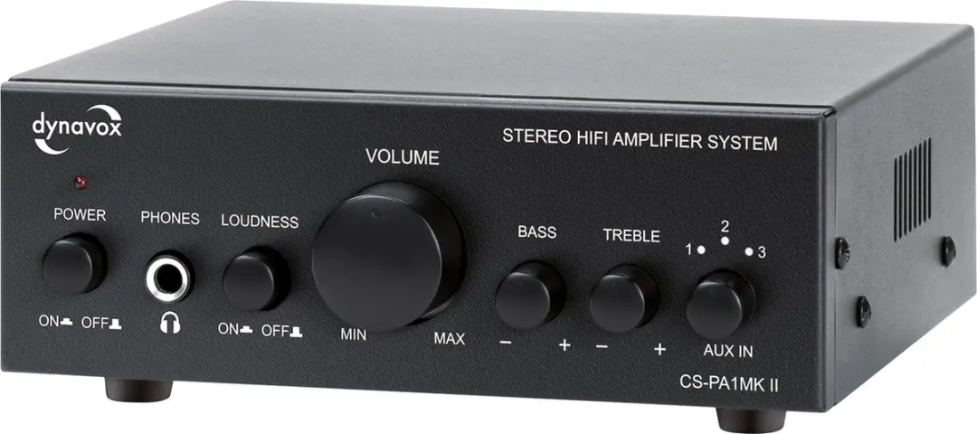 Dynavox CS-PA1 MK2 Versterker 60W - Zwart - afbeelding 2 van 3