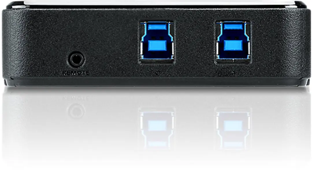 ATEN US234 USB 3.0 Schakelaar - 5000Mbit/s - Zwart - afbeelding 2 van 6