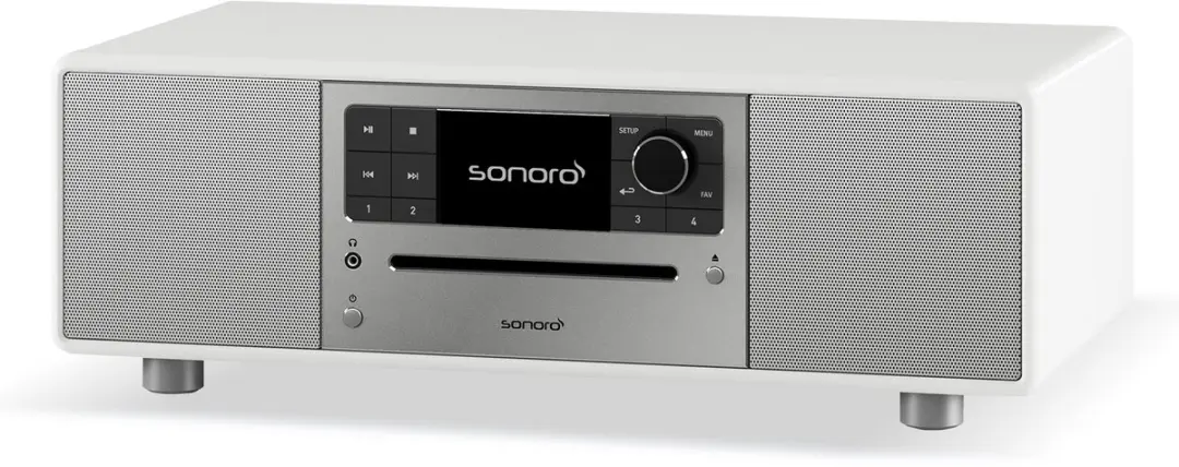 Sonoro Prestige 2025 Home Audio-minisysteem 80W - Wit/Zilver - afbeelding 2 van 6