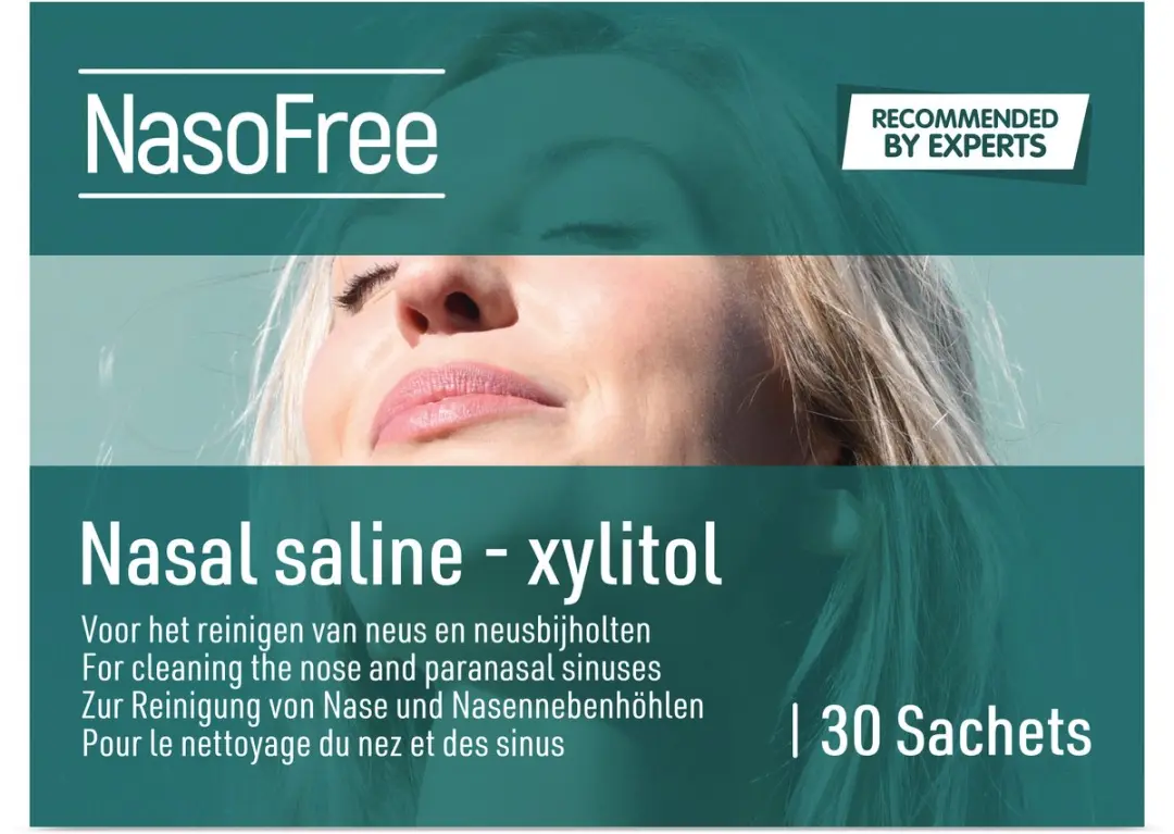 NasoFree Nasale Spoelzout 30 Stuks