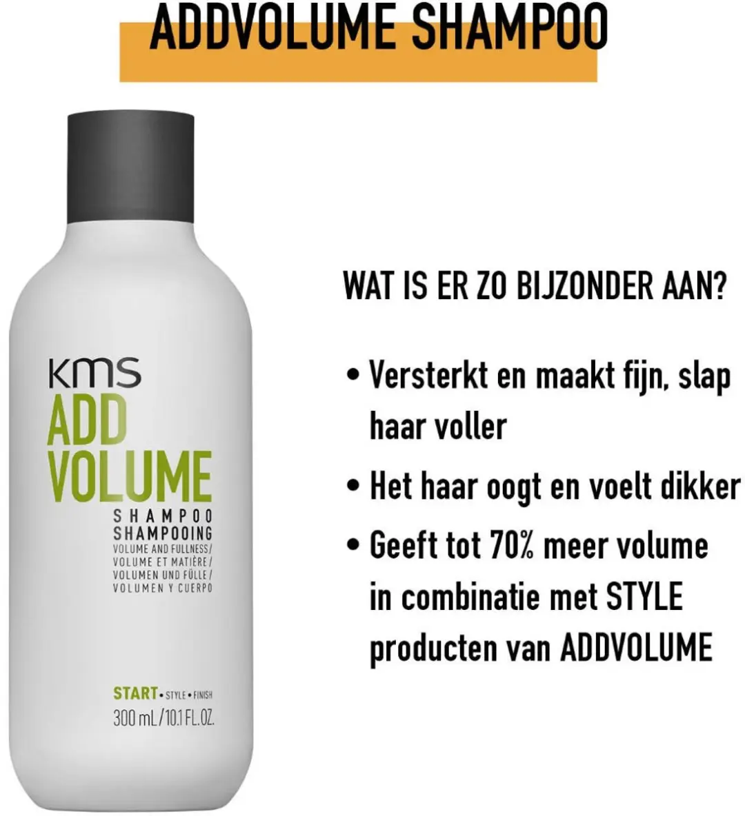 KMS Hair Addvolume Shampoo 355ml
