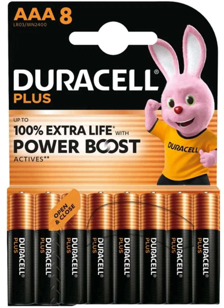 Duracell Alkaline AAA Batterijen