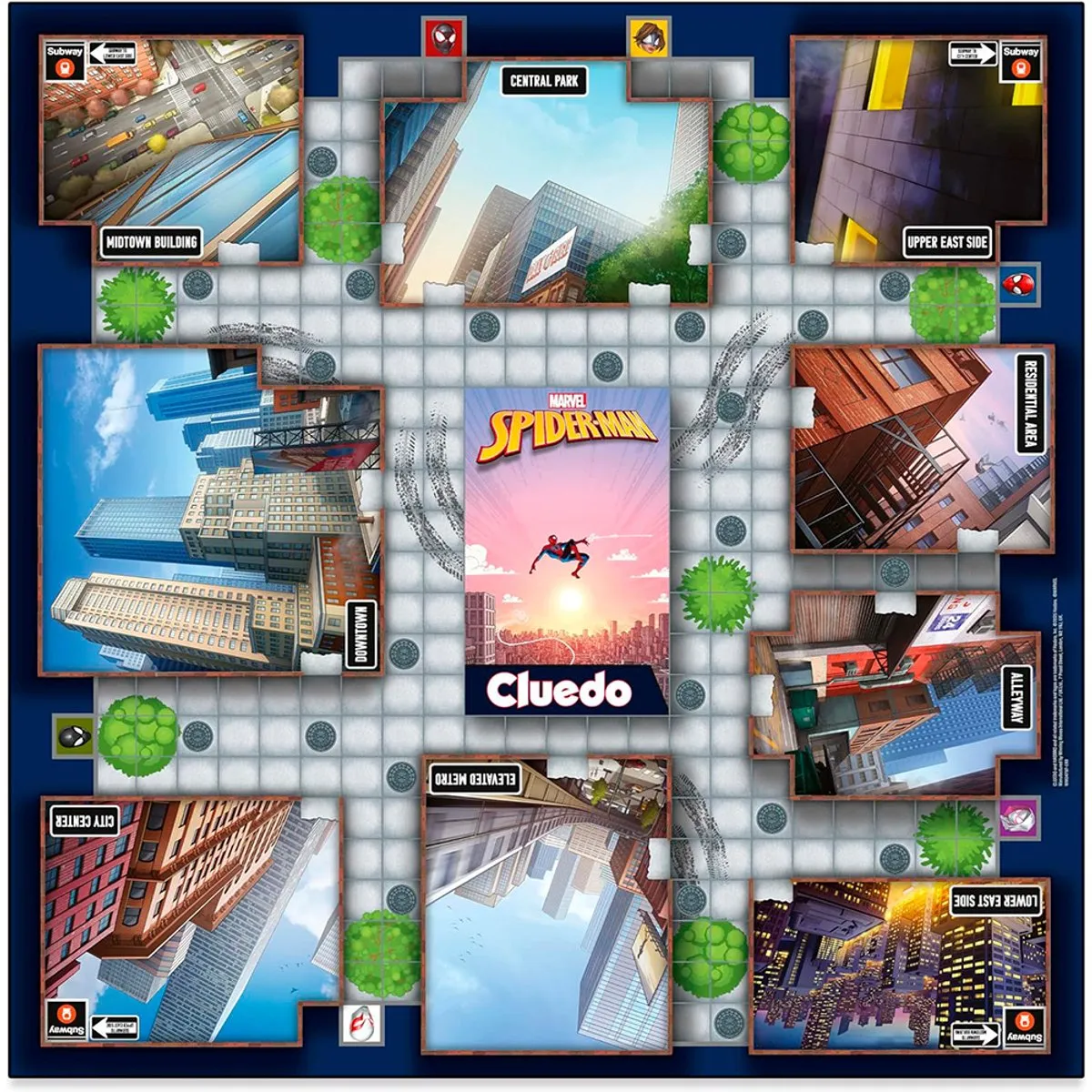 Spider-Man Cluedo Bordspel - Engels
