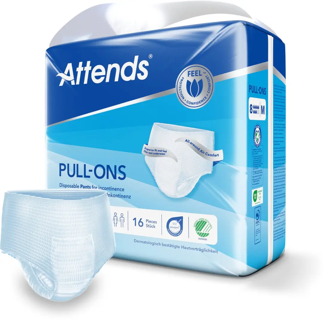 Attends Pull-Ons Super 8M Incontinentiebroekjes - 16 Stuks