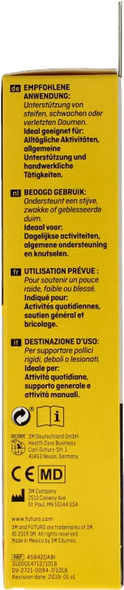 3M Futuro Deluxe Duimspalk L/XL - afbeelding 3 van 6