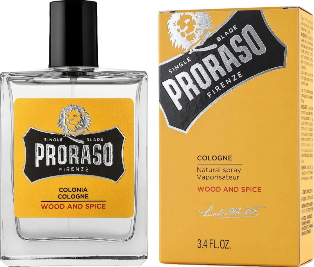 Proraso Wood and Spice Eau de Cologne 100ml
