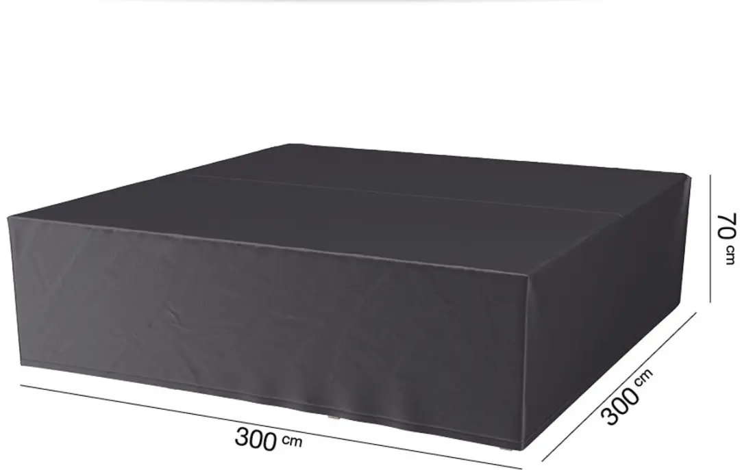 Platinum AeroCover Loungesethoes 300x300xH70cm Antraciet