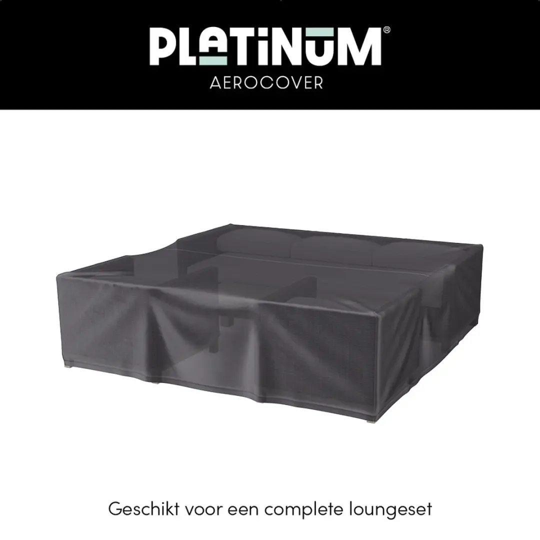 Platinum AeroCover Loungesethoes 300x300xH70cm Antraciet - afbeelding 3 van 6