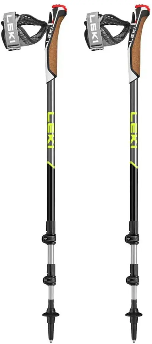 LEKI Traveller Alu Wandelstokken 65326011 - Antraciet/Zwart/Geel - afbeelding 3 van 6