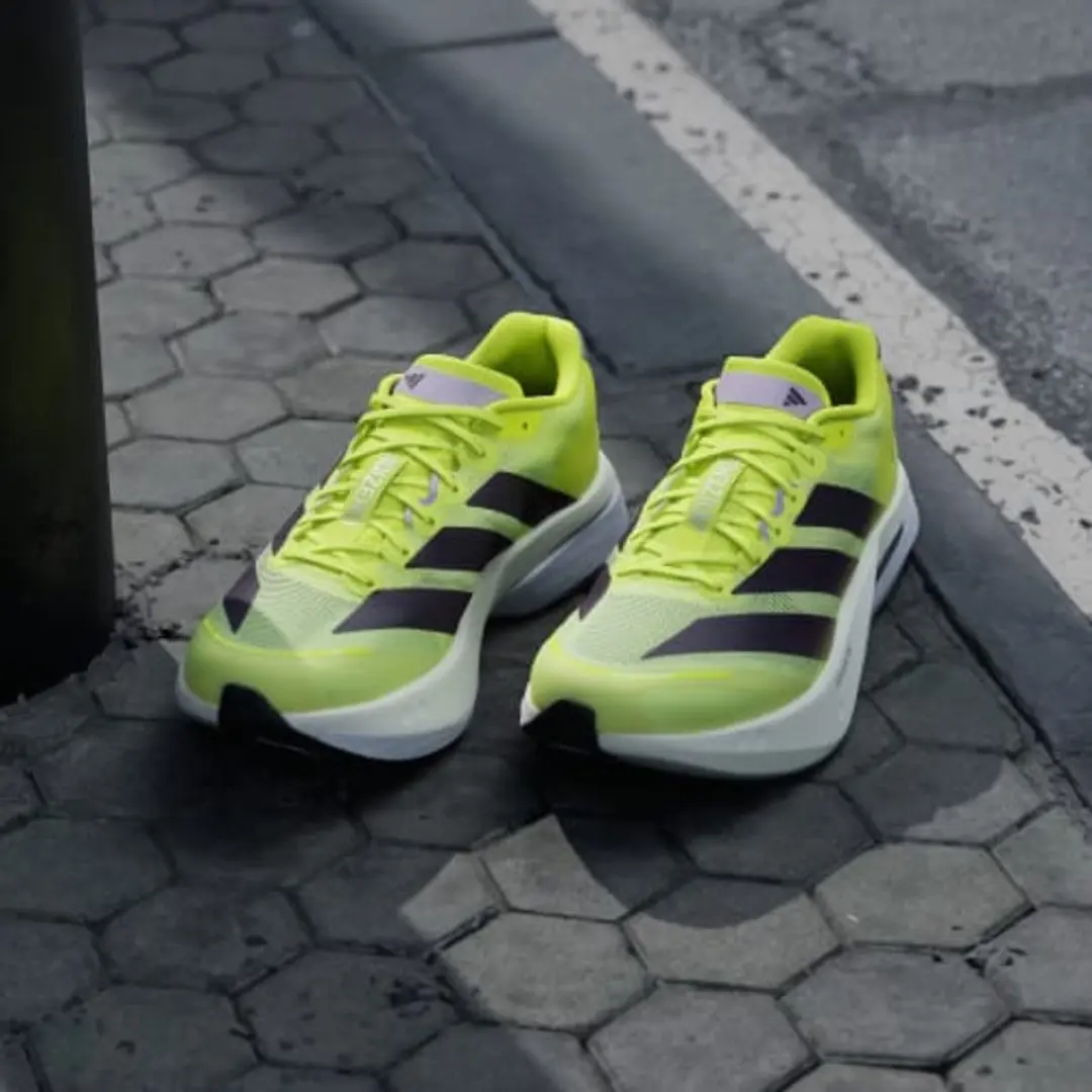 Adidas Adizero Boston 13 Hardloopschoenen - 46 - Geel - afbeelding 4 van 6