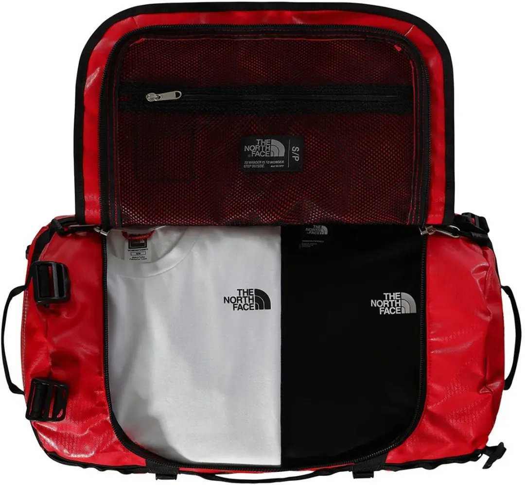 The North Face Base Camp Duffel S Reistas 50L - Rood - afbeelding 3 van 6