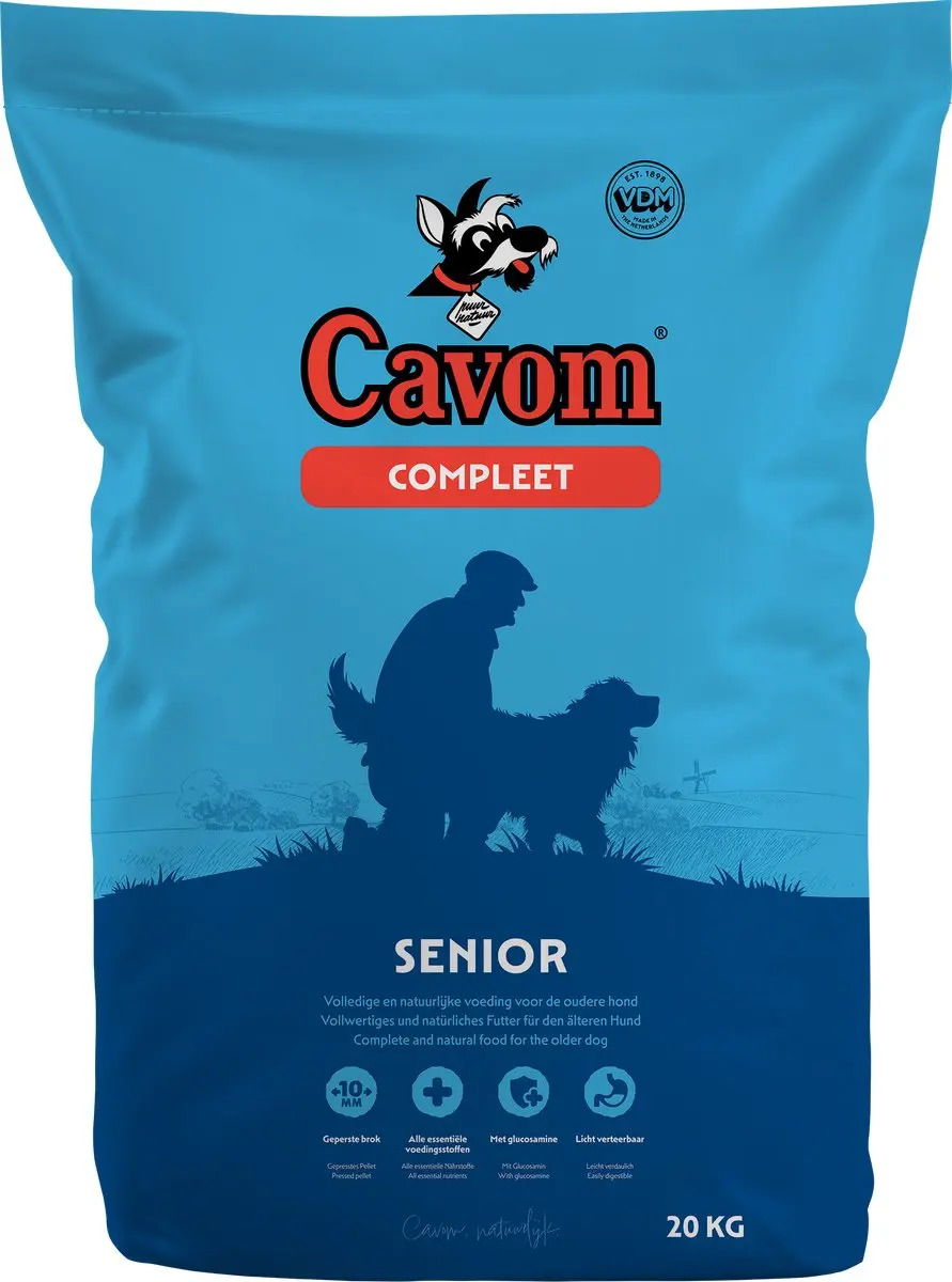 Cavom Compleet Senior Geperste Brokken 20kg