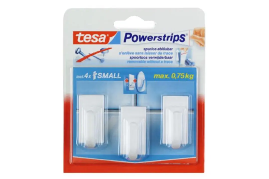 Tesa Powerstrips Haken Small 57530 - 3 Stuks - afbeelding 3 van 6
