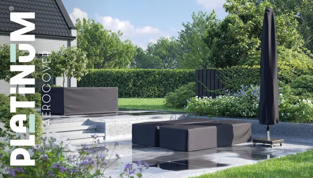 Platinum AeroCover Tuinsethoes 130x130xH85cm - Antraciet - afbeelding 6 van 6