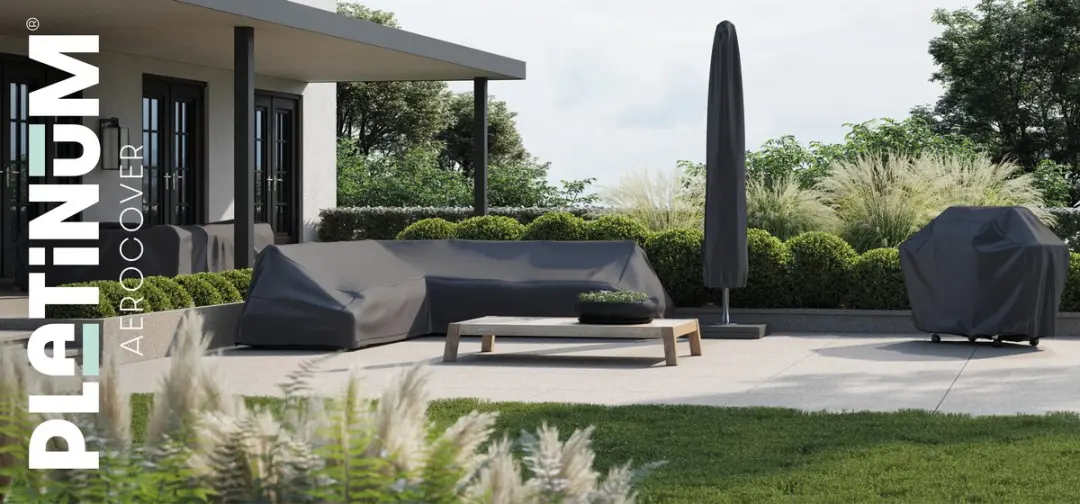 Platinum AeroCover Tuinsethoes 130x130xH85cm - Antraciet - afbeelding 5 van 6