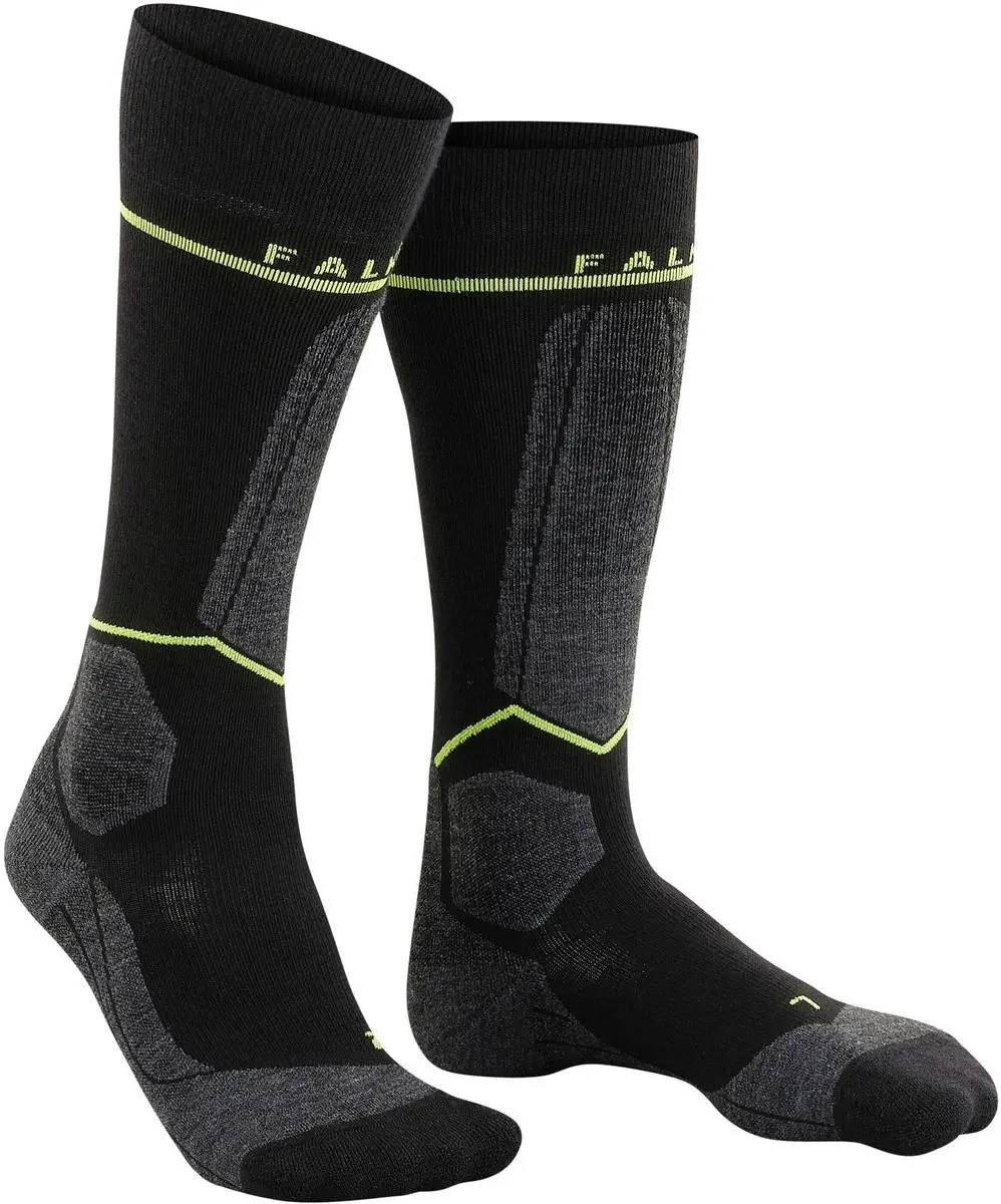 Falke SK Wool Compressie Skisokken Heren - 43-46 - Zwart - afbeelding 6 van 6